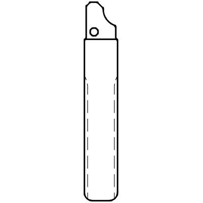 CHIAVE FLIP AUTO CITROEN HU107T SILCA
