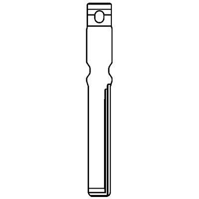 CHIAVE FLIP AUTO VOLKSWAGEN HU116CH SILCA