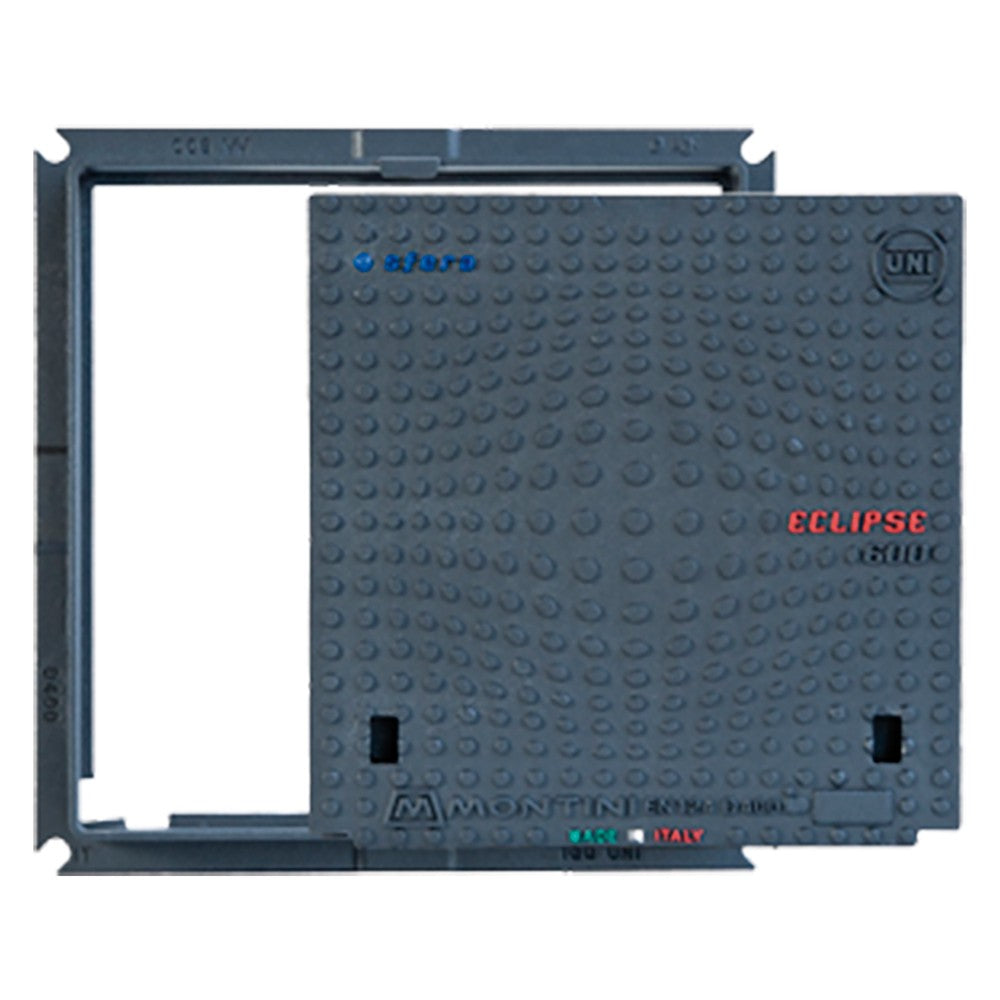 CHIUSINO IN GHISA CLASSE D400 ECLIPSE - 60 x 60 - Kg 43