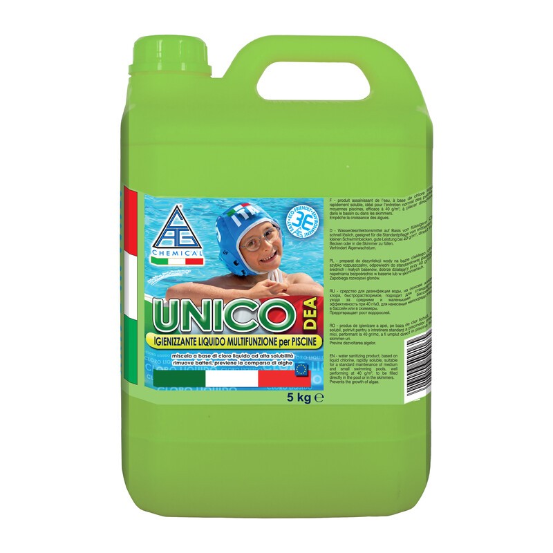 CLORO P/PISCINA LIQUIDO MULTIFUNZ UNICO  5 KG