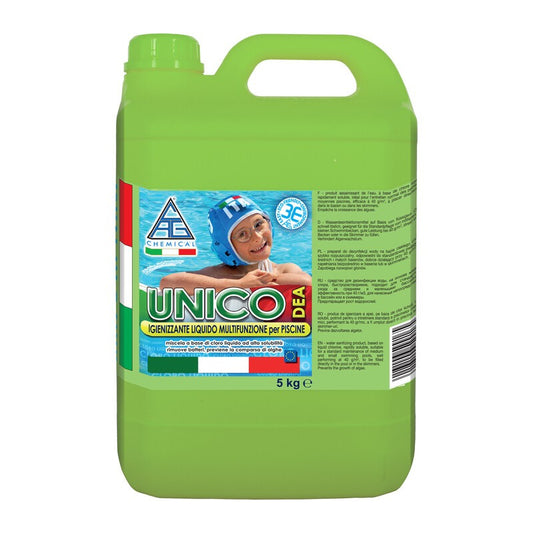 CLORO P/PISCINA LIQUIDO MULTIFUNZ UNICO  5 KG