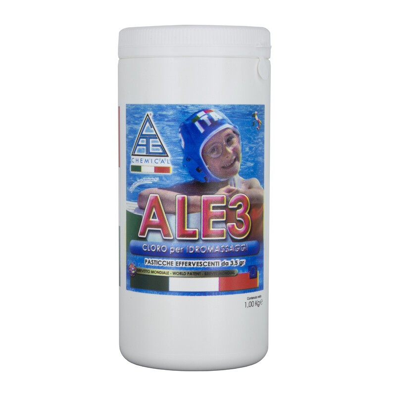 CLORO P/PISCINA PASTIGLIE  3G EFFERVESC ALE3 1 KG