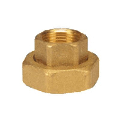 CODOLO F SEDE PIANA CON CALOTTA PER CIRCOLATORI + GUARNIZIONE Misura: 1" x 1"1/2