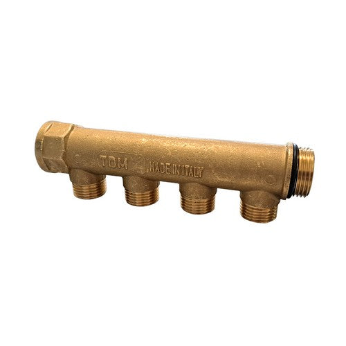 COLLETTORE LINEARE FASATO Misura: 1" x 1/2 4 Vie