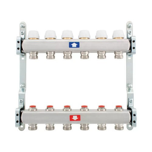 COLLETTORE PREMONTATO CON DETENTORI Misura: 13 vie 1"x3/4