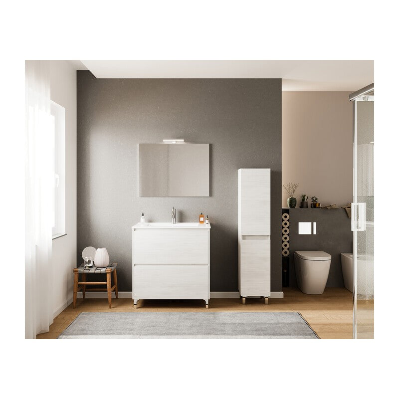 COLONNA BAGNO LISBONA ROVERE BIANCO