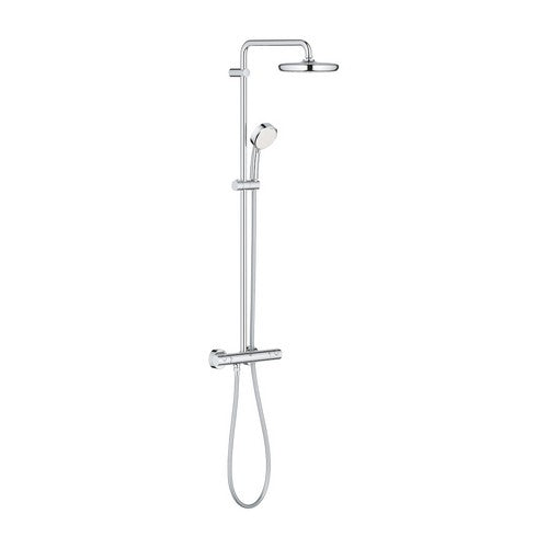 COLONNA DOCCIA CON MISC.TERMOSTATICO ESTERNO NEW TEMPESTA COSMO Misura: Cromo - Soffione D. 210 mm
