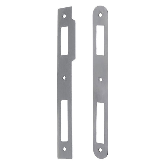 CONTROPIASTRA PER SERRATURA 'PATENT' B.T. grigio verniciata - interasse 70 mm