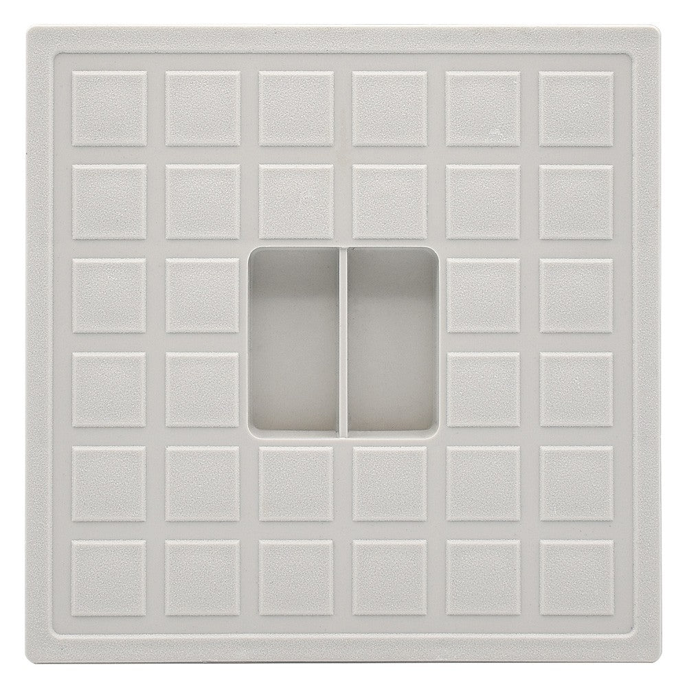 COPERCHIO QUADRO PER POZZETTO PLUVIALE mm 12,7 x 12,7 x h. 1
