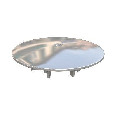 COPERCHIO RIVESTITO IN ACCIAIO PER SIFONE LYONNAISE Misura: Diam. 120 mm