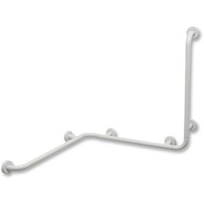 CORRIMANO AD ANGOLO CON MONTANTE A DESTRA Misura: cm.65 x 65 x 75 dx