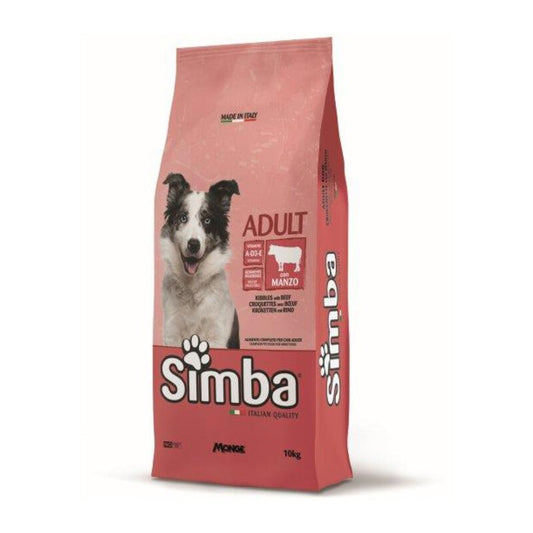 CROCCHETTA CANE MONGE SIMBA 10 KG ADULT MANZO
