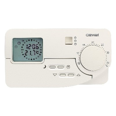 CRONOTERMOSTATO GIORNALIERO DIGITALE LIFE PREMIUM Misura: 156 x 86 x 37 mm - Bianco
