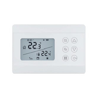 CRONOTERMOSTATO SETTIMANALE SILVER CR-W Misura: Bianco