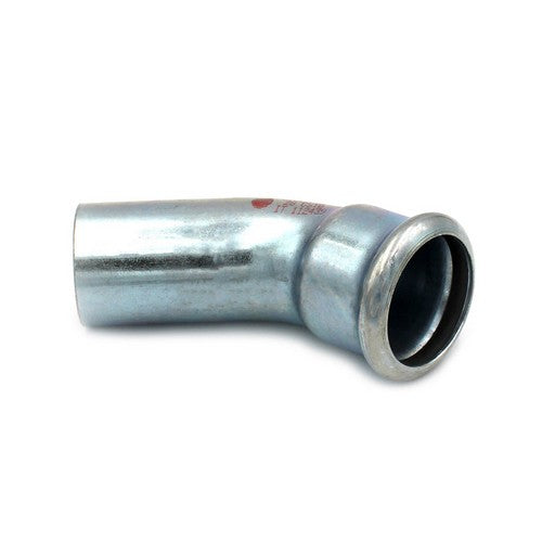 CURVA 45° MF A PRESSARE IN ACCIAIO CARBONIO STEEL PRES Misura: Diam. 22
