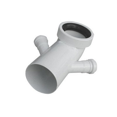 CURVA BIANCA WC ATTACCO BICCHIERE DOPPIO VALSIR Misura: Diam. 110 / 50
