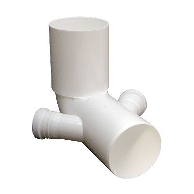 CURVA WC ALTA D. 110 IN PP CON 2 ATTACCHI Misura: attacchi D. 40