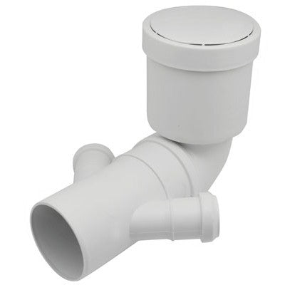 CURVA WC PROLUNGATA CON DOPPIO ATTACCO Misura: Diam. 90/40