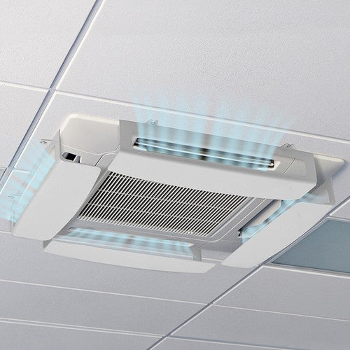 DEFLETTORE CLIMIK QUADRO Misura: Bianco cm 50 - Kit 4 pezzi