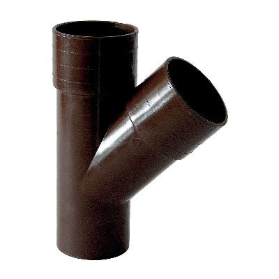 DERIVAZIONE PLUVIALE 45° Misura: Diam. 100 - Marrone