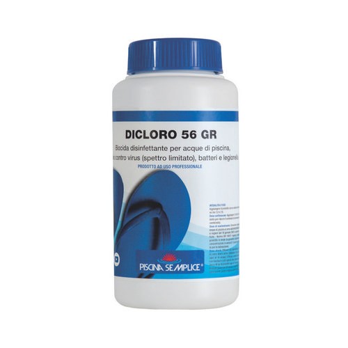 DICLORO GRANULARE AL 56% PER PISCINE Misura: 1 Kg