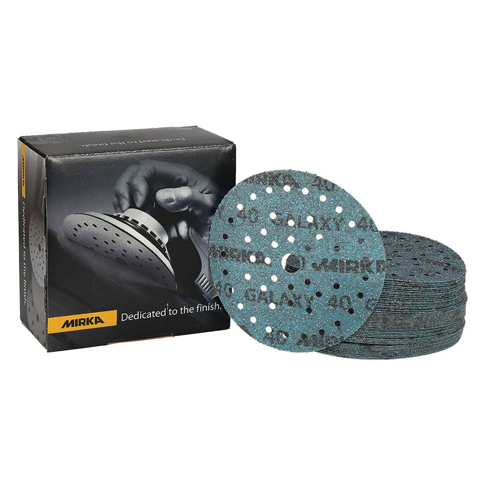 DISCO ABRASIVO CIRCOLARE MULTIFORO 'GALAXY MULTIFIT GRIP' Ø 125 mm - grana 180