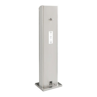 DISPENSER SANITARIO IGIENIZZATORE A PEDALE Misura: HxLxP cm 110x25x11