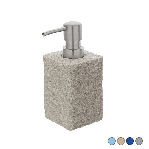 DISPENSER SAPONE SABBIA Misura: Grigio 7x7xH.15 cm