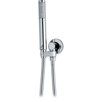 DUPLEX DOCCIA MOD. ZEN CON SUPPORTO INCASSO + FLEX OTTONE Misura: Cromo