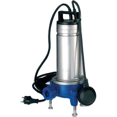 ELETTROPOMPA SOMMERSA PER ACQUE CARICHE CON TRITURATORE Misura: Kw 1.1 Hp 1.5
