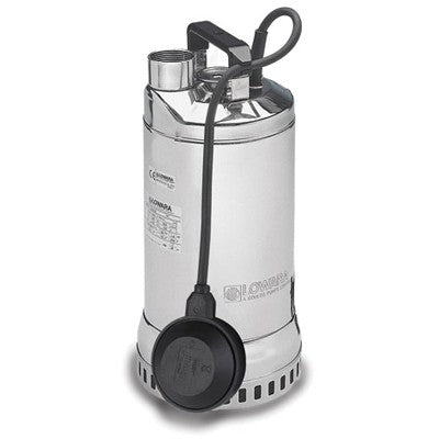 ELETTROPOMPA SOMMERSA PER ACQUE CHIARE O POCO SPORCHE Misura: Kw 0.75 - Hp 1.1
