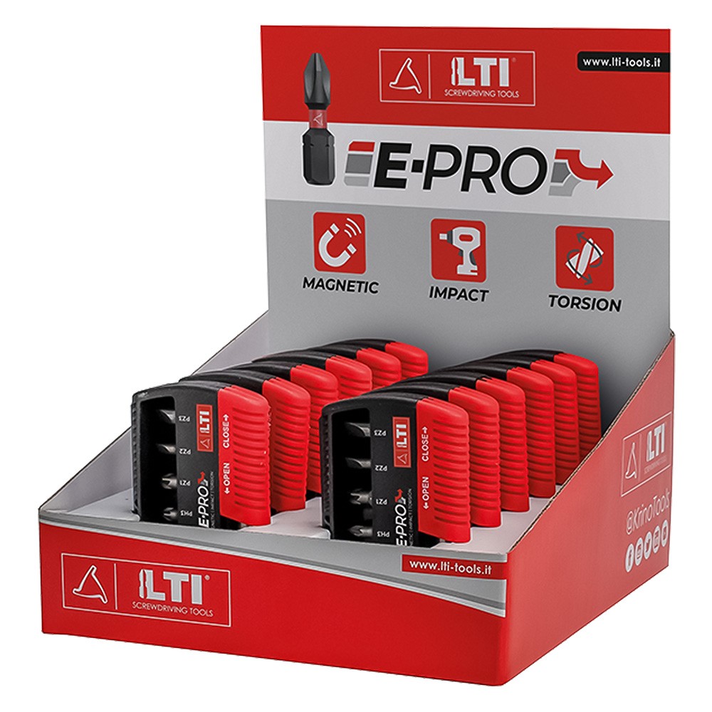 ESPOSITORE DA BANCO PORTAINSERTI 'E-PRO' dimensioni espositore mm. 150x40x195