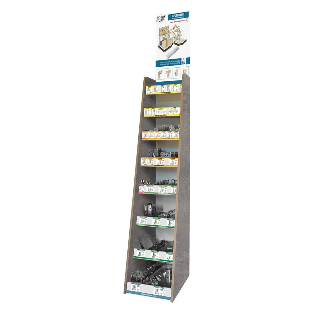 ESPOSITORE GIUNZIONI SENDZIMIR misure cm. 49 x 56 x h. 185 - pz. 1756
