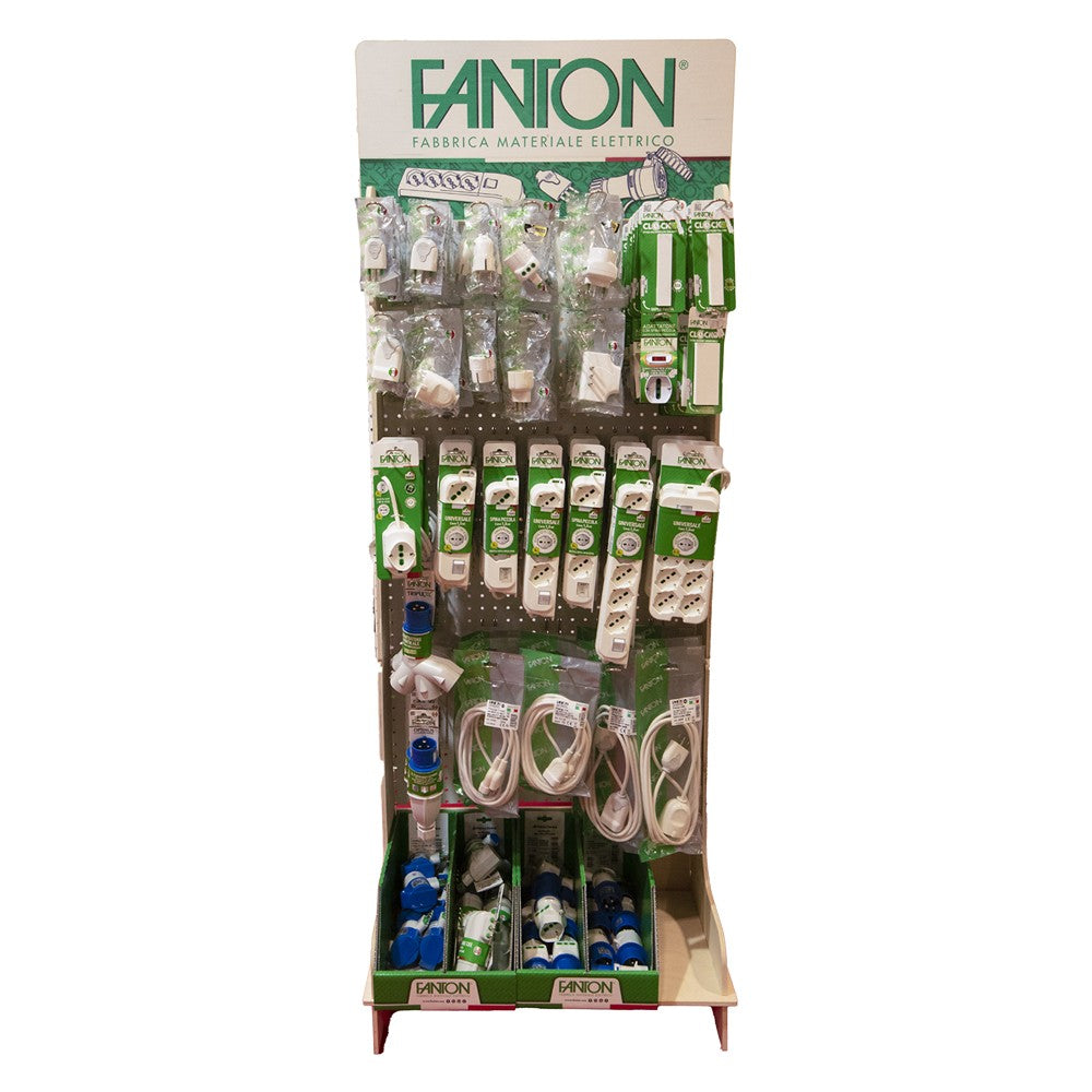 ESPOSITORE MATERIALE ELETTRICO 183 pezzi misti