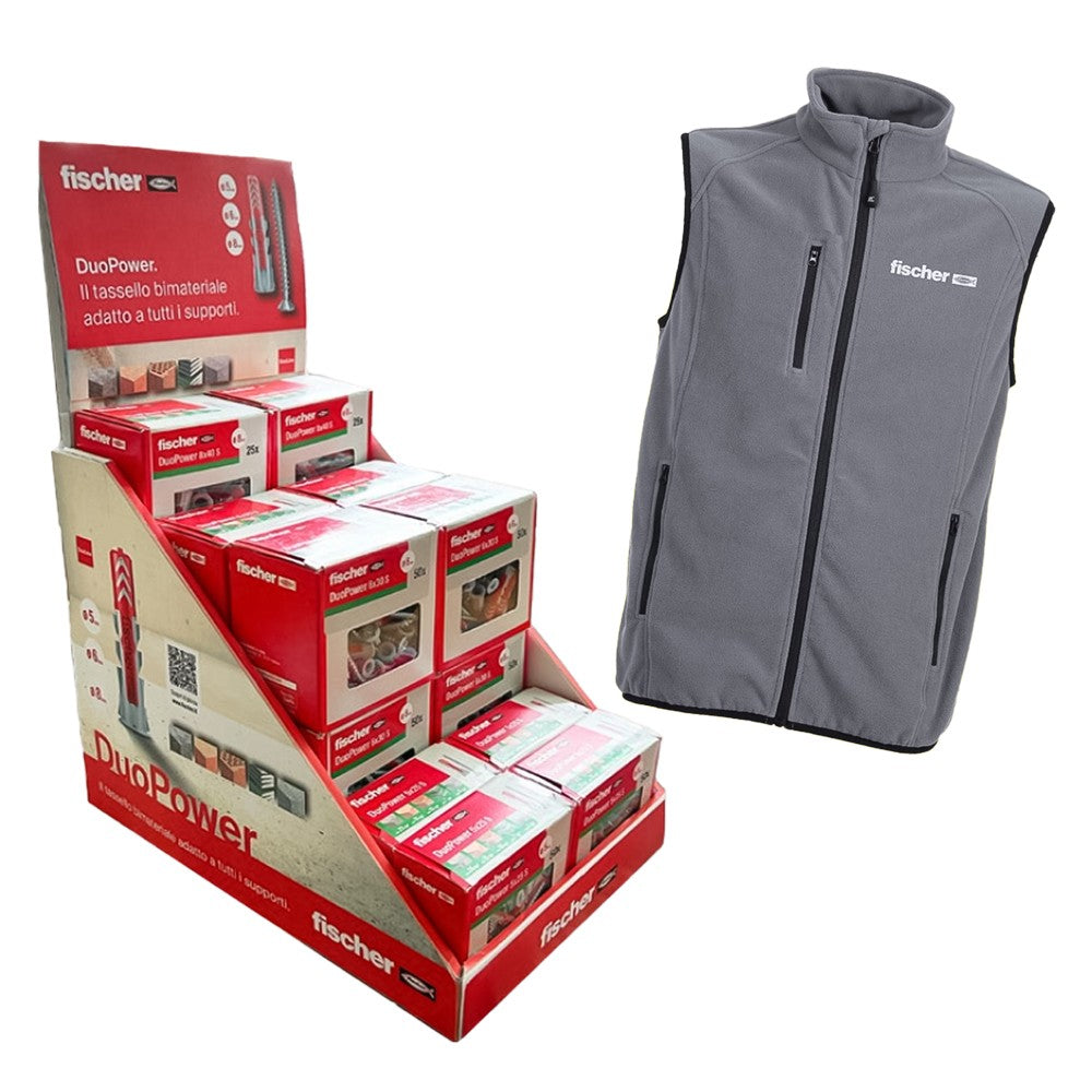 ESPOSITORE TASSELLI NYLON CON VITE 'DUO POWER' totale 700 pezzi