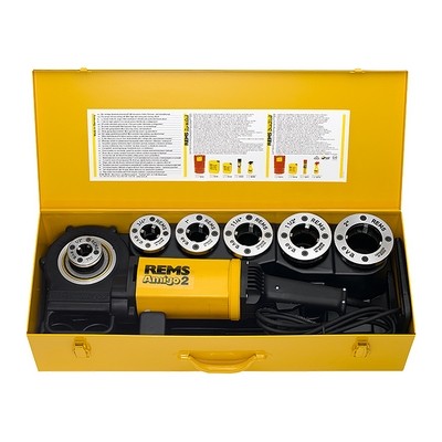 FILIERA ELETTRICA PORTATILE REMS AMIGO 2 SET R FINO A 2" Misura: 1/2 -2"