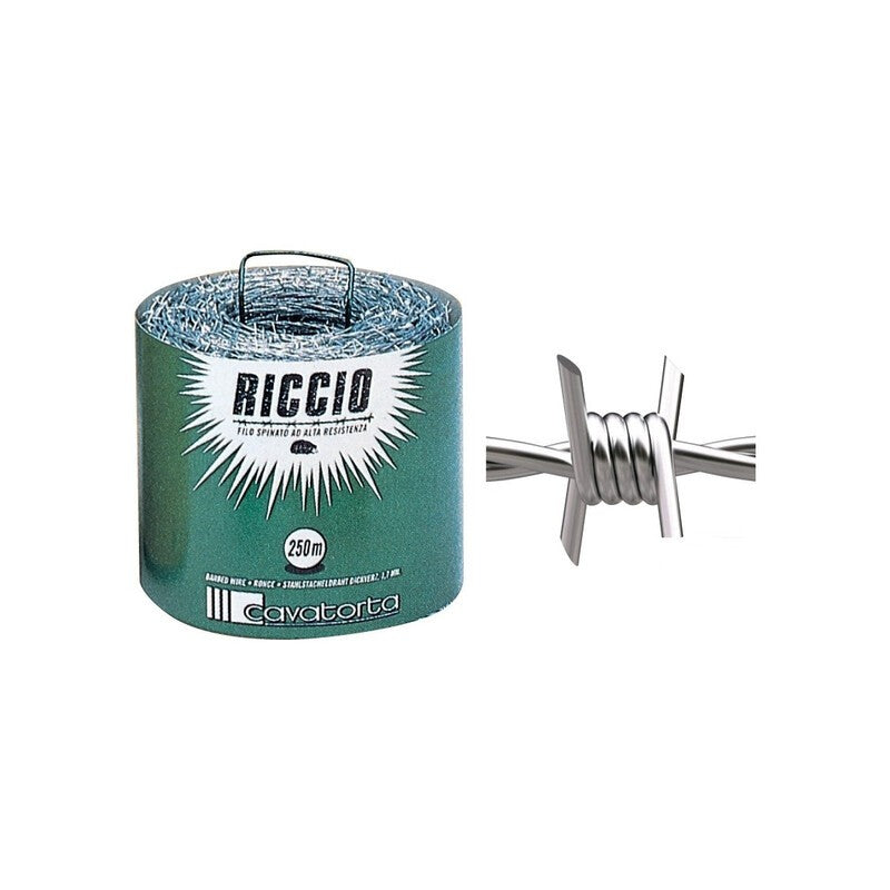 FILO ZINCATO SPINATO RICCIO 250M  F.1,70 12,5KG