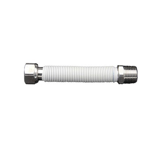 FLESSIBILE ESTENSIBILE RIVESTITO PER ALLACCIAMENTO ACQUA CALDAIE A GAS Misura: mm 220/420 12-1/2x1/2