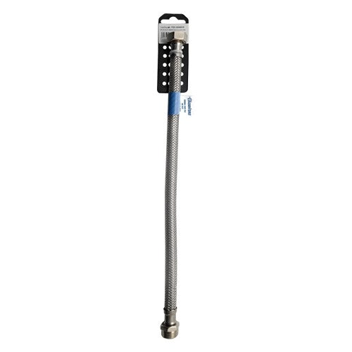 FLESSIBILE INOX MODELLO NORMALE CM. 40 S-BRICO Misura: DN10 FF 3/8 x 3/8