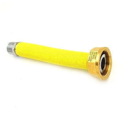 FLESSIBILE INOX PER CONTATORE GAS MF CM.20 Misura: 1" 1/4 x 1"