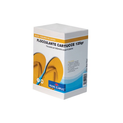 + FLOCCULANTE CARTUCCE Misura: 1 pz. (8X125gr)