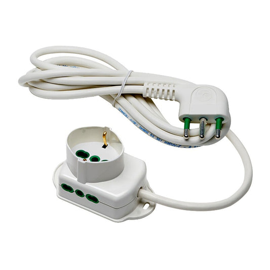FME 42.107 MULTIPRESA 2P BIP+1BIP/SCHUKO TRIAX 3 M