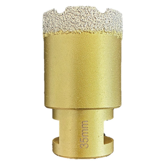 FORETTO DIAMANTATO PER SMERIGLIATRICE 'LINEA INDUSTRIALE' Ø 35 mm.