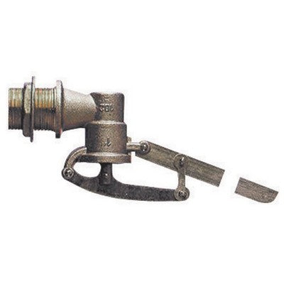 GALLEGGIANTE IN OTTONE SENZA SFERA A 5 COPPIGLIE ASTA PIATTA Misura: 1"1/4