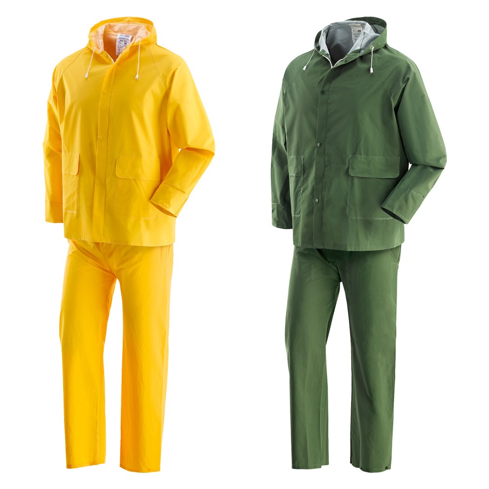 GIACCA E PANTALONE PLUVIO verde - taglia XXL