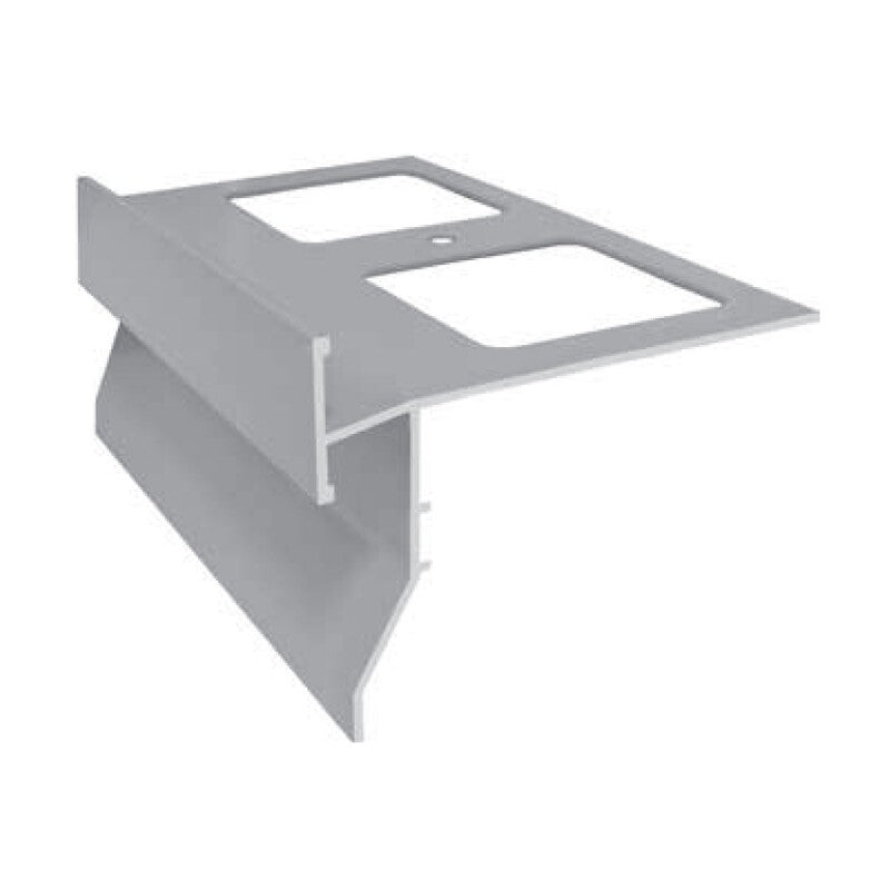 GOCCIOLATOIO P/BALCONI PVC MM 85X2,6 M GRIGIO