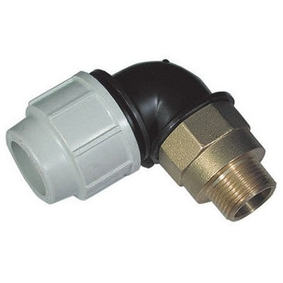 GOMITO A 90° DI TRANSAZIONE IN OTTONE PLASSON Misura: 1"1/2 x 50
