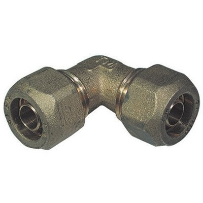 GOMITO A 90° DOPPIO PER TUBO COBRA-PEX Misura: 15 x 15