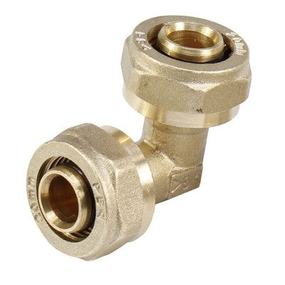 GOMITO A 90° F/F A COMPRESSIONE PER MULTISTRATO Misura: Diam. 26