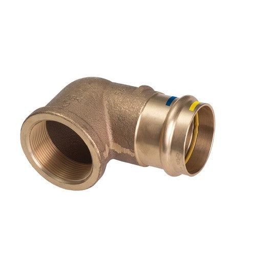 GOMITO A 90° F/ FILETTO F A PRESSARE ACQUA/GAS B ONE Misura: Diam 18 x 3/4